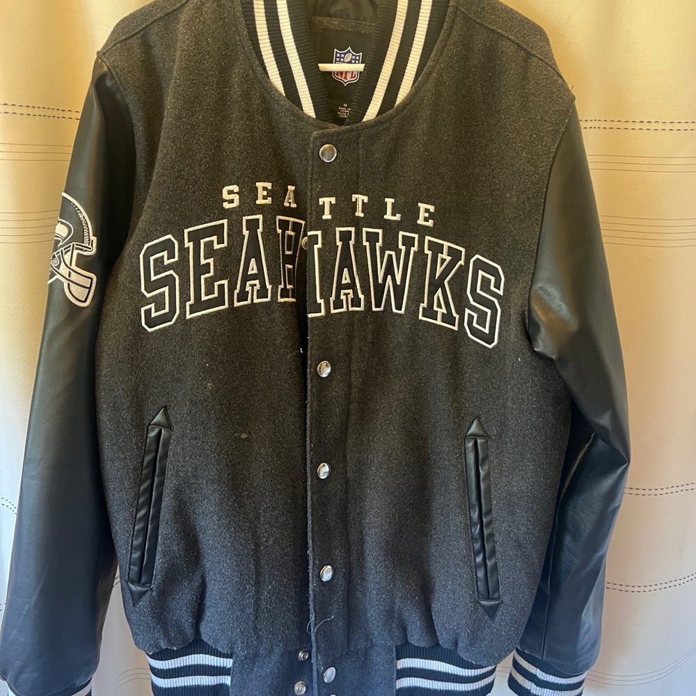 Seattle Seahawks Men's Medium Varsity Jacket